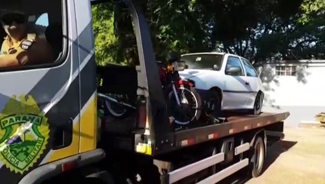 Gol furtado ontem é recuperado em ação da Polícia Militar