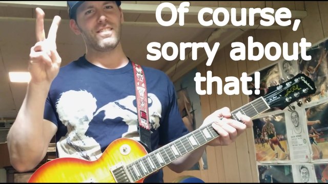 Guitar Lesson How To Play Big Me By The Foo Fighters