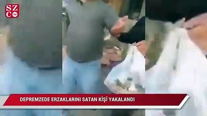 Depremzede erzaklarını sattığı iddia edilen kişiler yakalandı