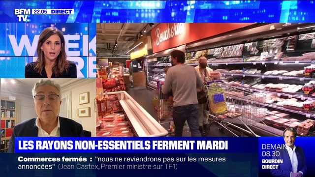 Les rayons non-essentiels ferment mardi - 01/11