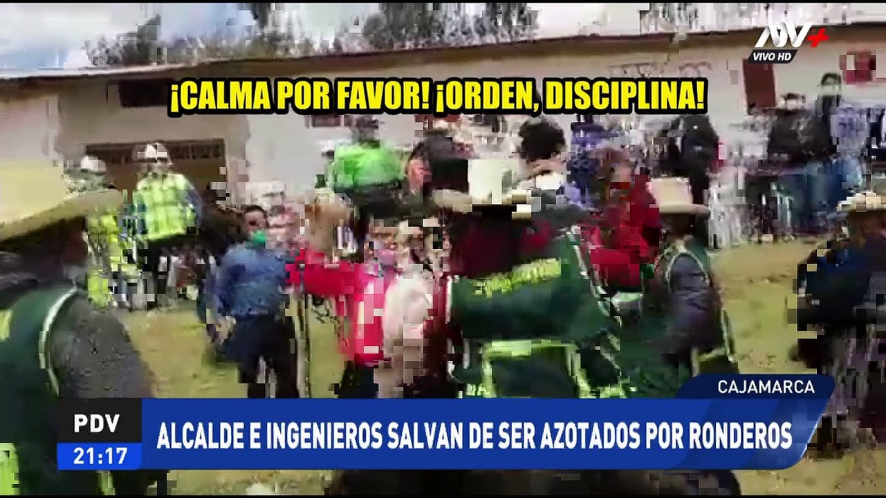 Ronderos y pobladores se enfrentan luego de intento de linchamiento a alcalde por no cumplir promesas