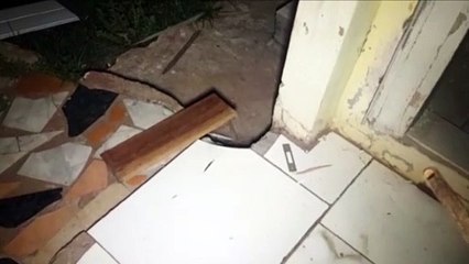 Ao chegar em casa, morador do Bairro Brasmadeira se depara com a porta arrombada