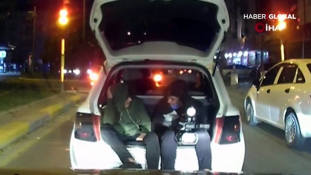 Otomobilin bagajında ölümüne yolculuk