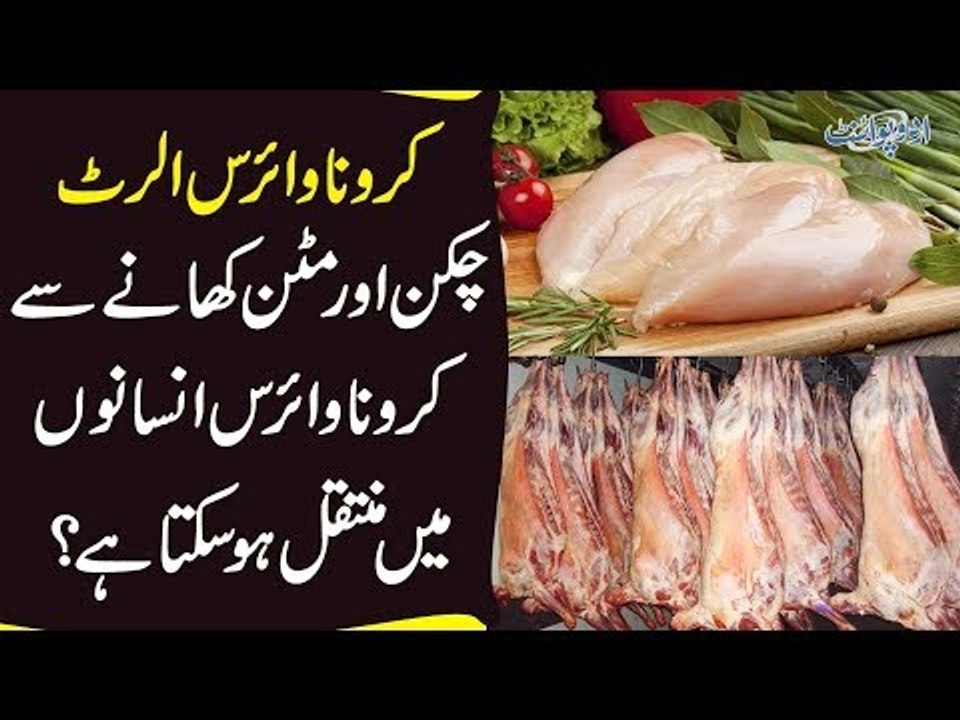 Can Coronavirus Spread By Eating Chicken & Mutt...