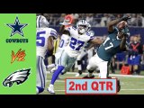 Dallas Cowboys vs. Philadelphia Eagles Full Highlights 2nd Quarter | Week 8 | NFL Season 2020