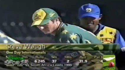 Australia Vs Sri Lanka 4th Match AIWA Cup 1999