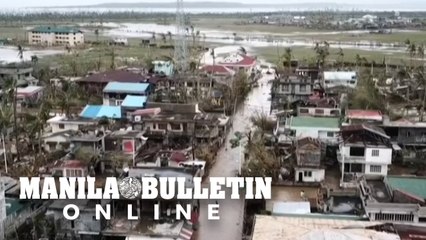 Flooding and destruction in the Philippines after Typhoon Goni