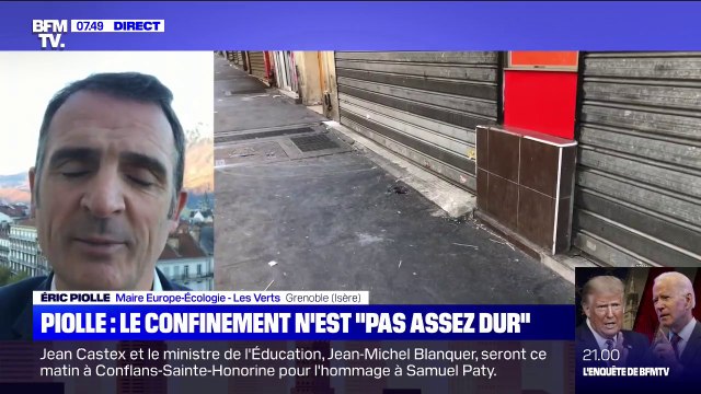 Pour Éric Piolle, maire EELV de Grenoble, fermer les rayons non-essentiels dans les grandes surfaces est une bonne étape