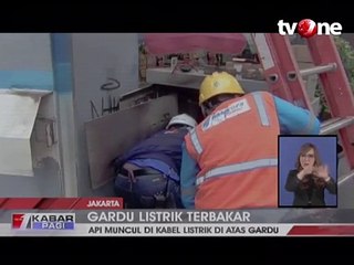 Gardu Listrik di Fatmawati Terbakar