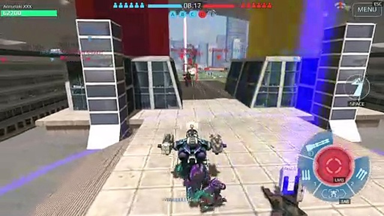 War Robots PC Gameplay - Optimized Bolt for Hit and Run Technique