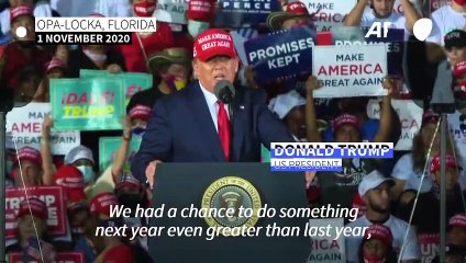 Trump blames 'plague from China' for hampering his economic record