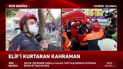 İzmir'deki faciada 65'inci saatte mucize! 3 yaşındaki Elif kurtarıldı