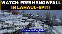 Himachal Pradesh: Blanket of snow covers Lahaul-Spiti after fresh snowfall in the Valley|Oneindia