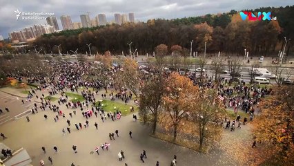 Belarusia Krisis, Polisi Lepaskan Tembakan Peringatan