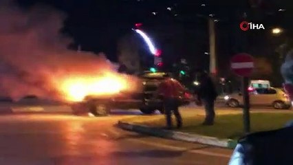 Bursa’da alevli gece