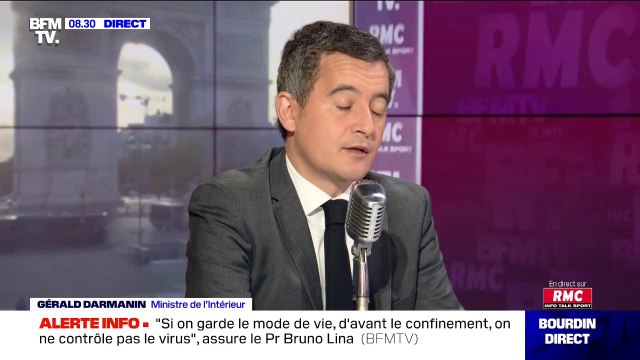 Reconfinement: Gérald Darmanin annonce qu'il y a eu plus de 100.000 contrôles et 5000 verbalisations