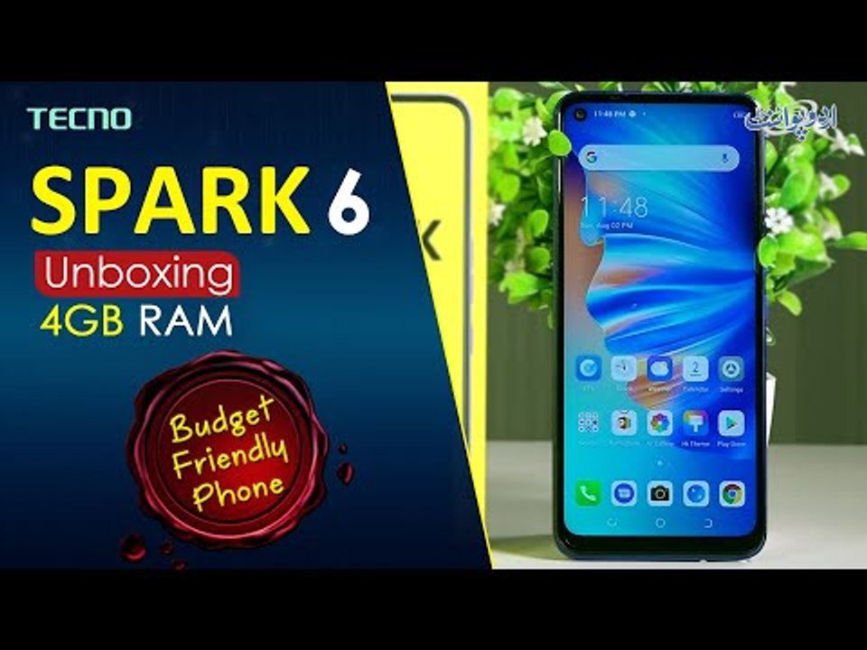 Tecno Spark 6 Unboxing, 5000mAh Battery, 4 GB RAM, Quad Camera, Budget Friendly Mobile