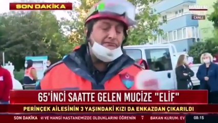 Elif’in kurtarılma anlarını gözyaşı içinde anlattı