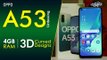 Oppo A53 Unboxing, Triple Back Camera, 90 Hz Neo Display & Electric Black Color