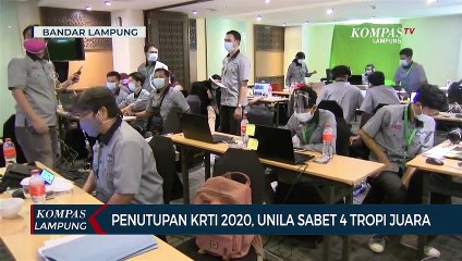 Penutupan KRTI 2020, Unila Sabet 4 Tropi Juara