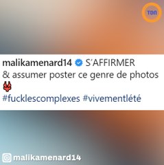 Malika Ménard déclenche une polémique avec son dernier post en bikini