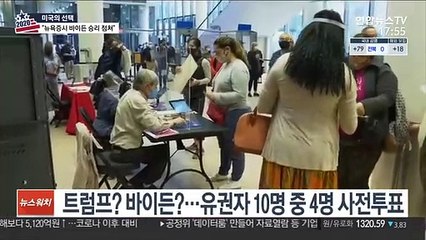 10명 중 4명 사전투표 '최다'…플로리다 승패 관건