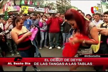 De las tangas a las tablas: El debut actoral de Daysi Araujo