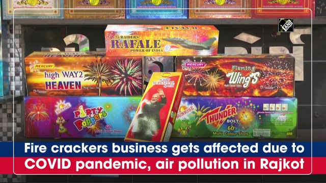 Firecrackers business gets affected due to Covid-19 pandemic, air pollution in Rajkot