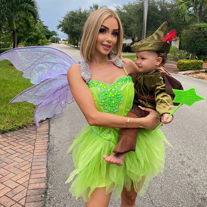 Halloween : Nabilla et son fils deviennent Peter Pan et Clochette !