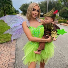 Halloween : Nabilla et son fils deviennent Peter Pan et Clochette !