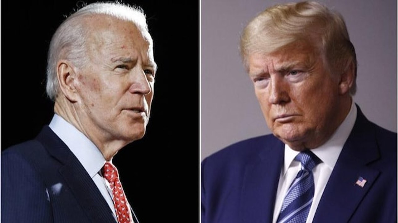 US election 2020: National polls show Donald Trump trailing Joe Biden
