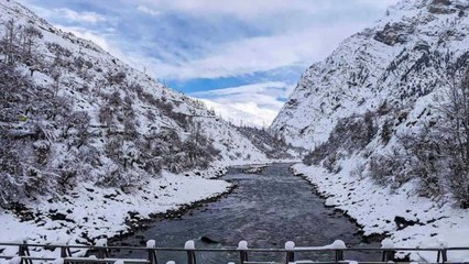 Minus 6 degrees in Lahaul Spiti, Snowfall in Valley