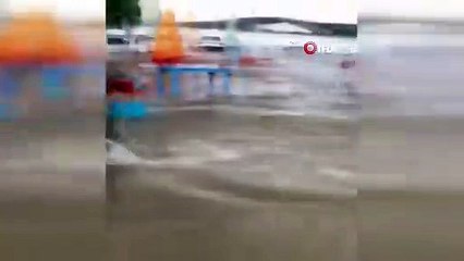 Kahreden görüntü! (Çekim yaparken tsunamiye kapılan babaannesini gördü)