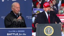 Trump and Biden hold swing state rallies in last-ditch effort ahead of US presidential election