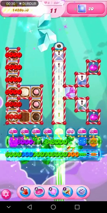 Candy Crush Saga 6000.Bölüm(Son Bölüm-Hilesiz) Candy Crush Saga Level 6000(Last Level-No Boosters)