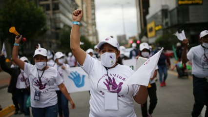 Colombia FARC protests: Former rebels demand gov't protection