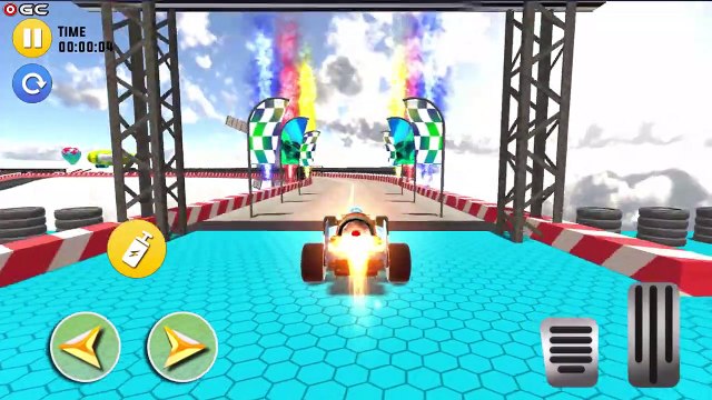 Jet Formula Car Stunt Racing Mega Ramp Car Games V15 - Impossible Car Driving - Android GamePlay #3