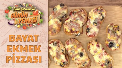 Bayat Ekmek Pizzası Tarifi
