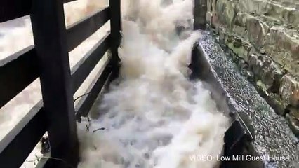 Flooding at Low Mill Guest House