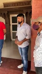 जेएनवीयू में छात्रसंघ अध्यक्ष का प्रदर्शन