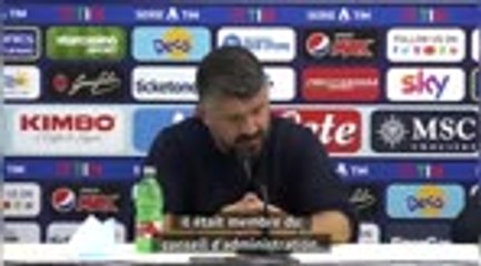 Naples - Gattuso rend hommage à Sean Connery