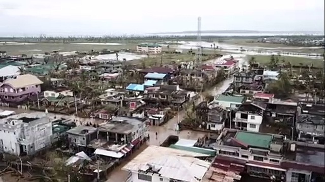Tod und Zerstörung durch Taifun 'Goni' auf den Philippinen