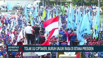 Descargar video: Buruh Tuntut Presiden Keluarkan Perppu dan Upah Minimum 2021 Tetap Naik