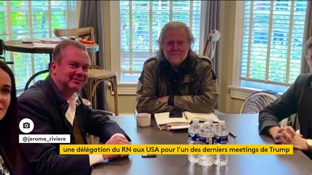 Une délégation du Rassemblement national auprès de l'équipe Trump aux Etats-Unis