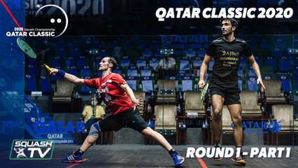 Squash: Qatar Classic 2020 - Round 1 Highlights [Pt.1]