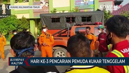 Hari Ke-3 Pencarian Pemuda Kukar Yang Tenggelam