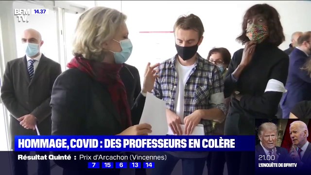 Hommage, Covid: des professeurs en colère contre le manque de préparation