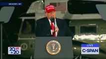 President Trump reads the 'Snake Poem' at his rally in North Carolina