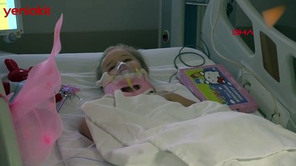 Enkazdan 58 saat sonra kurtarılan İdil'in hastaneden ilk görüntüleri