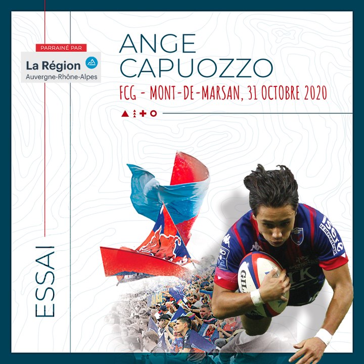 L'essai marqué par Ange Capuozzo contre Mont-de-Marsan, saison 2020-2021